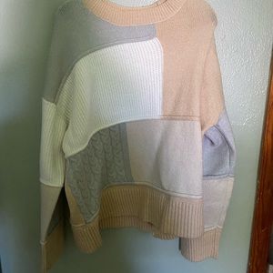block sweater from pink lily XL